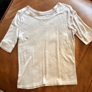 LOFT Linen Shimmer Tee